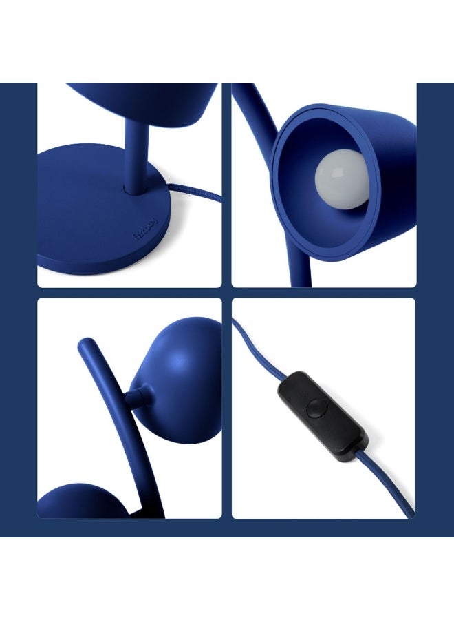 Fatboy مصباح طاولة فاتبوي ليتل ليبو (ارتفاع 42 سم) - أزرق كوبالت | قابل للتعتيم ضوء دافئ 2700 كيلفن، مصابيح قابلة للدوران، سطوع قابل للتعديل، للاستخدام الداخلي، فولاذ مطلي بالبودرة وألمنيوم، مصمم من قبل كرانين/غيله - Image 2